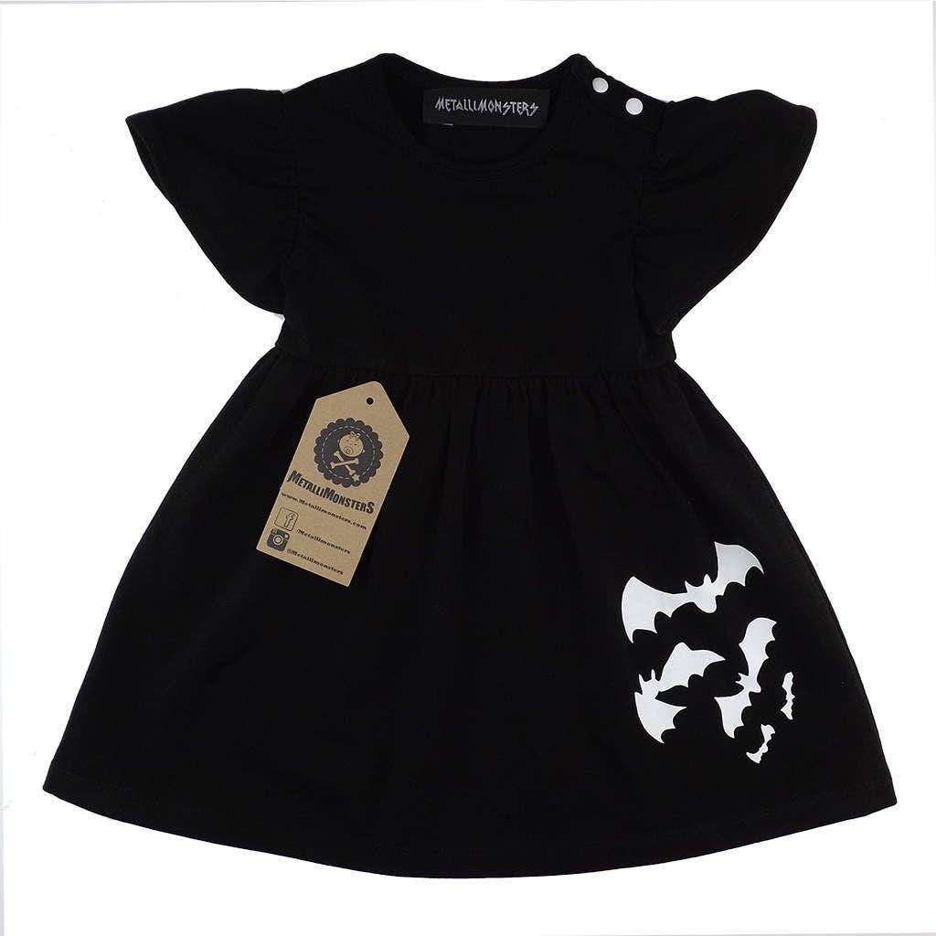 Black Bats Girls Dress