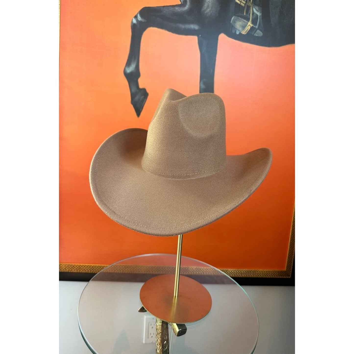 Vegan Cattlemens Felt Cowboy Hat