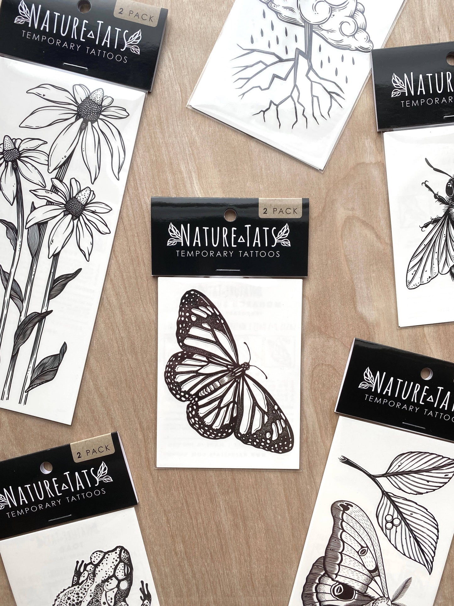 Monarch Butterfly Temporary Tattoo