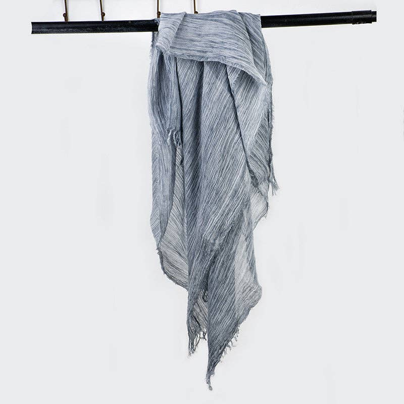 Scarvii - Farmhouse Style Cotton Linen Long Scarf & Shawl