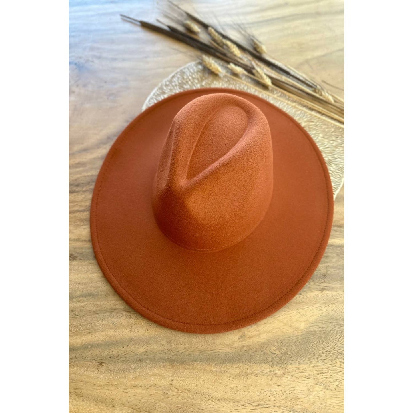 Wide Brim Felt Hat