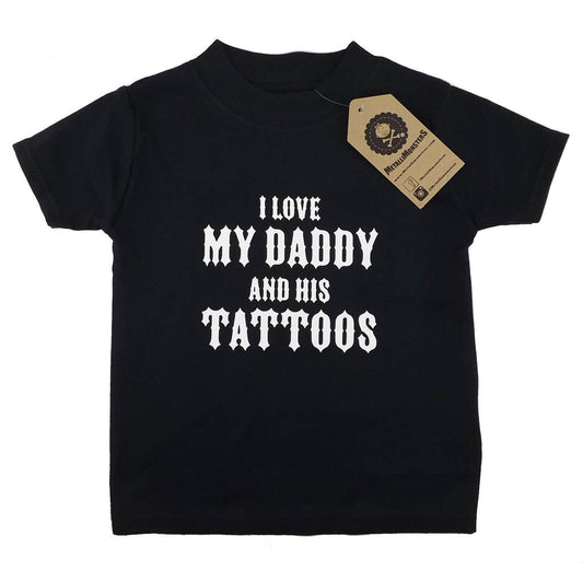 Daddys Tattoos Kids T-Shirt