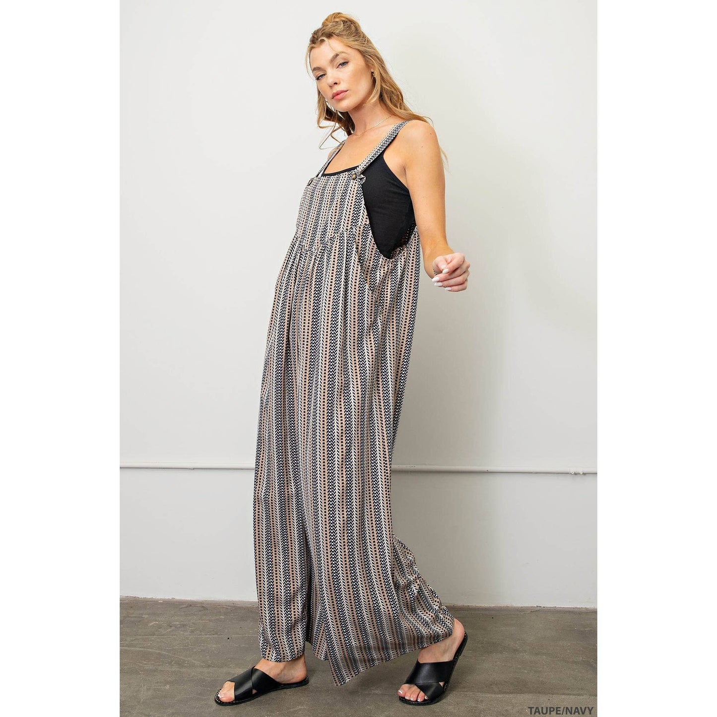 Bohemian Wide Leg Overalls