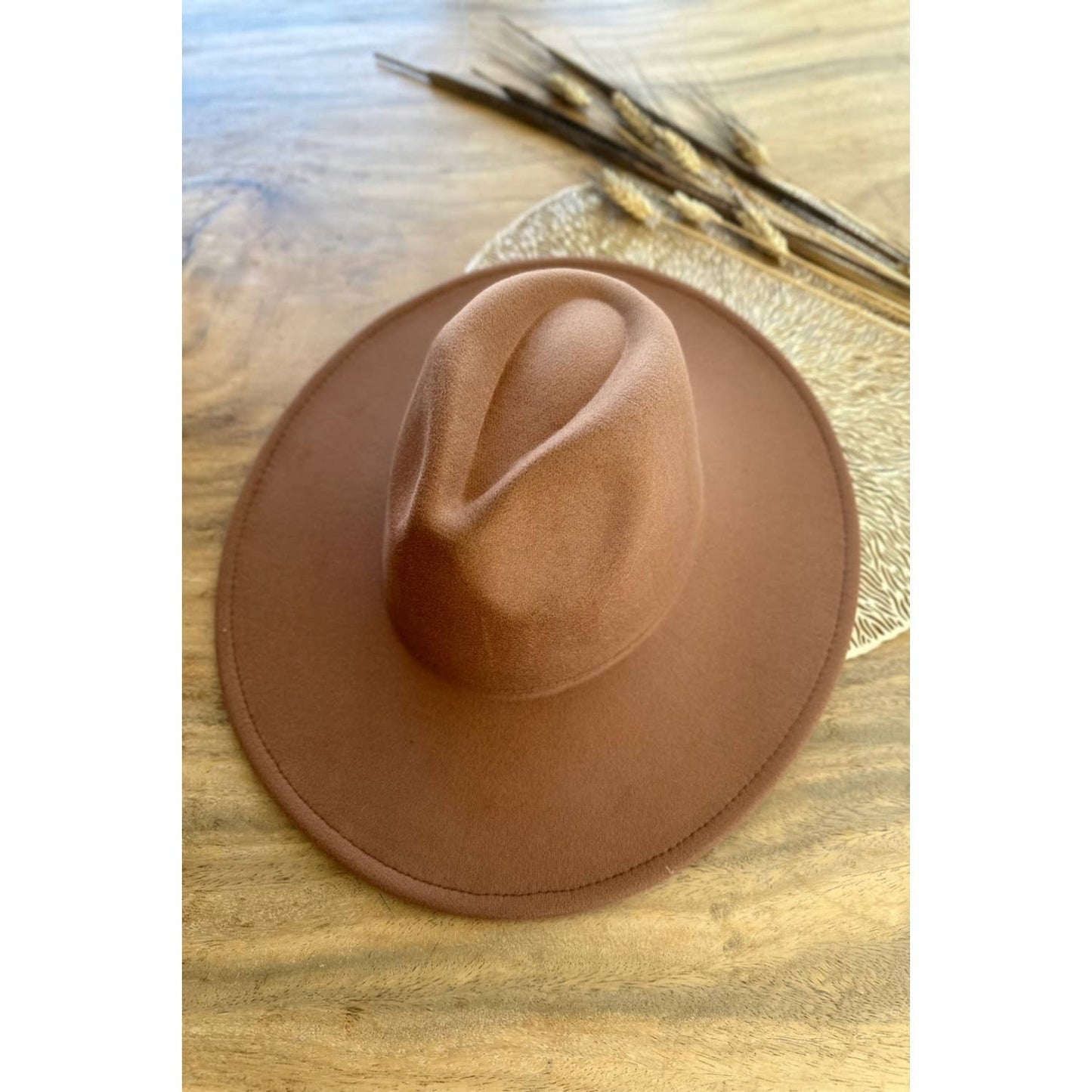 Wide Brim Felt Hat