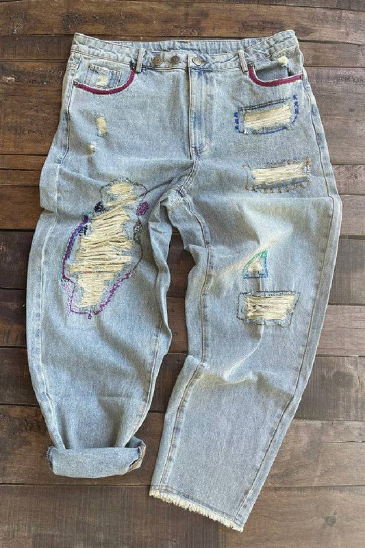 Mixed Up Jeans