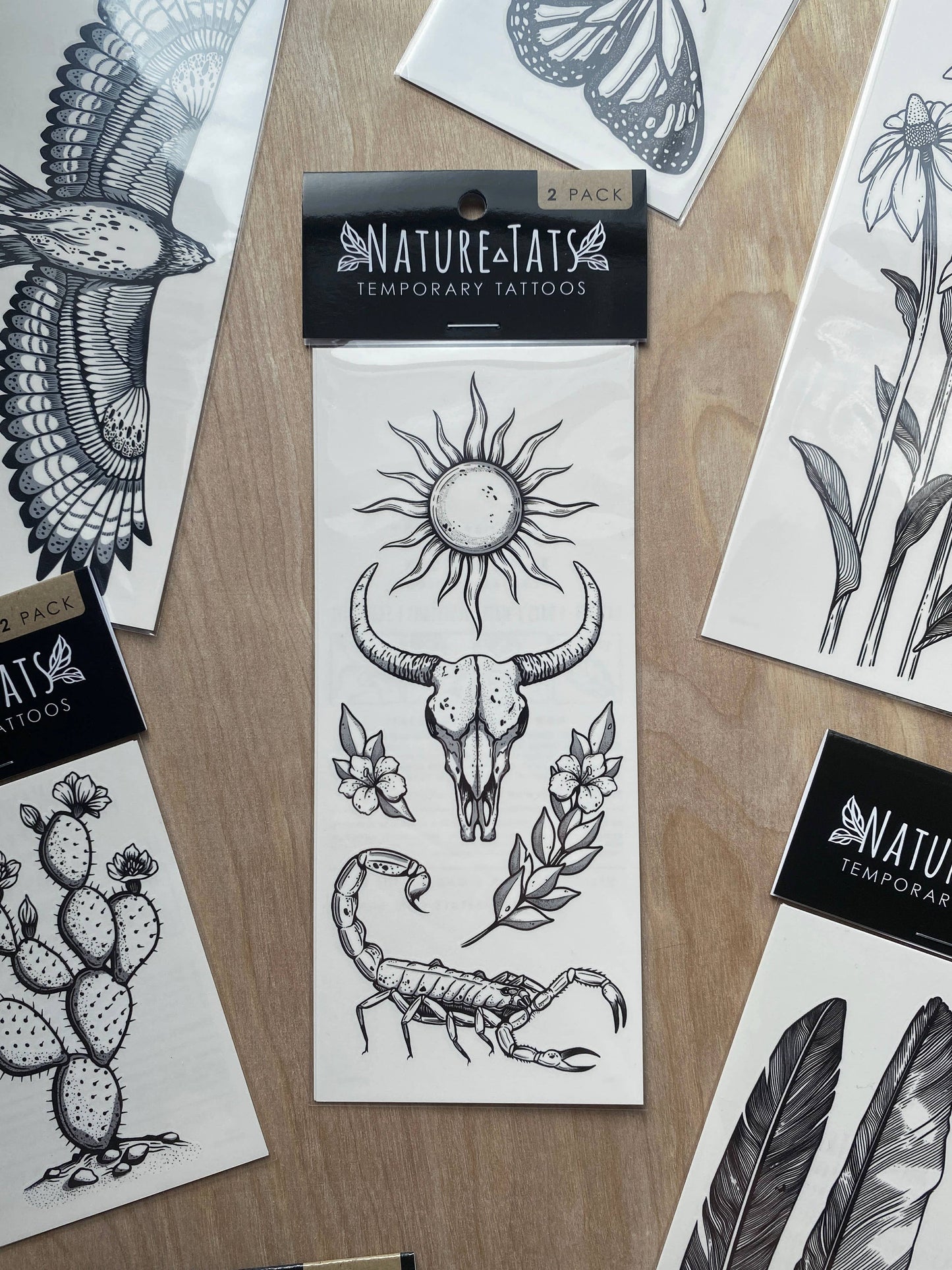 Sunlit South Temporary Tattoo