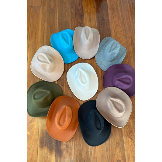 Vegan Cattlemens Felt Cowboy Hat