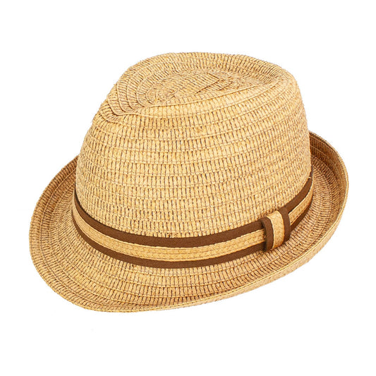 Evan Straw Fedora Hat