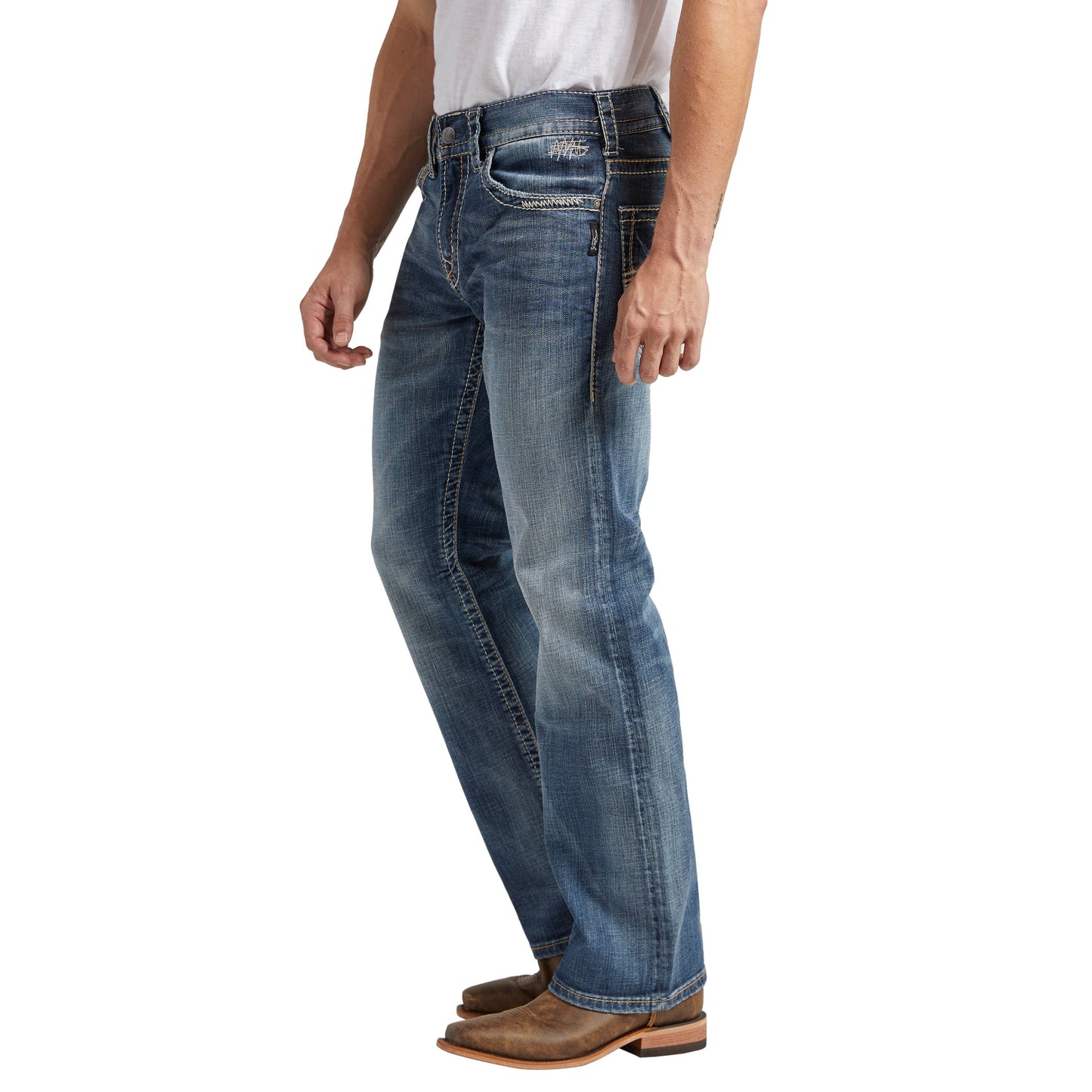 Men's Zac Relaxed Fit Straight Jeans