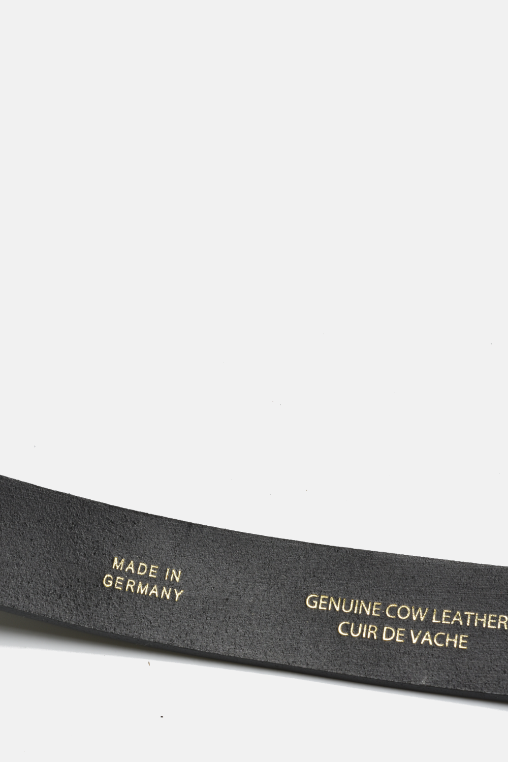 Black Leather Belt