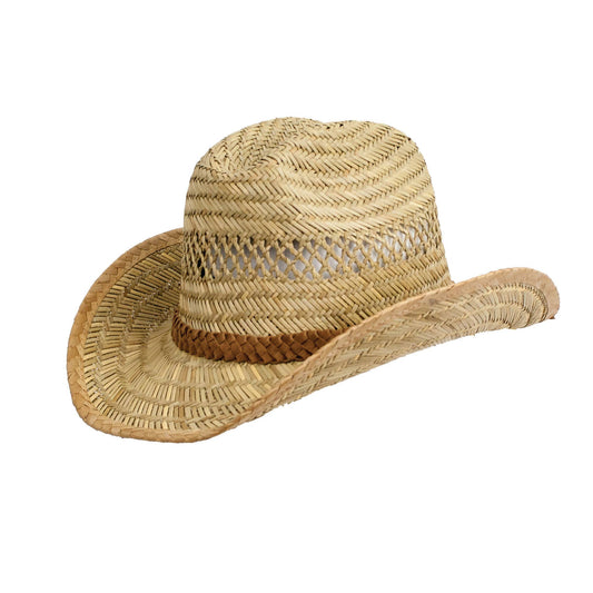 Rush Straw Western Hat