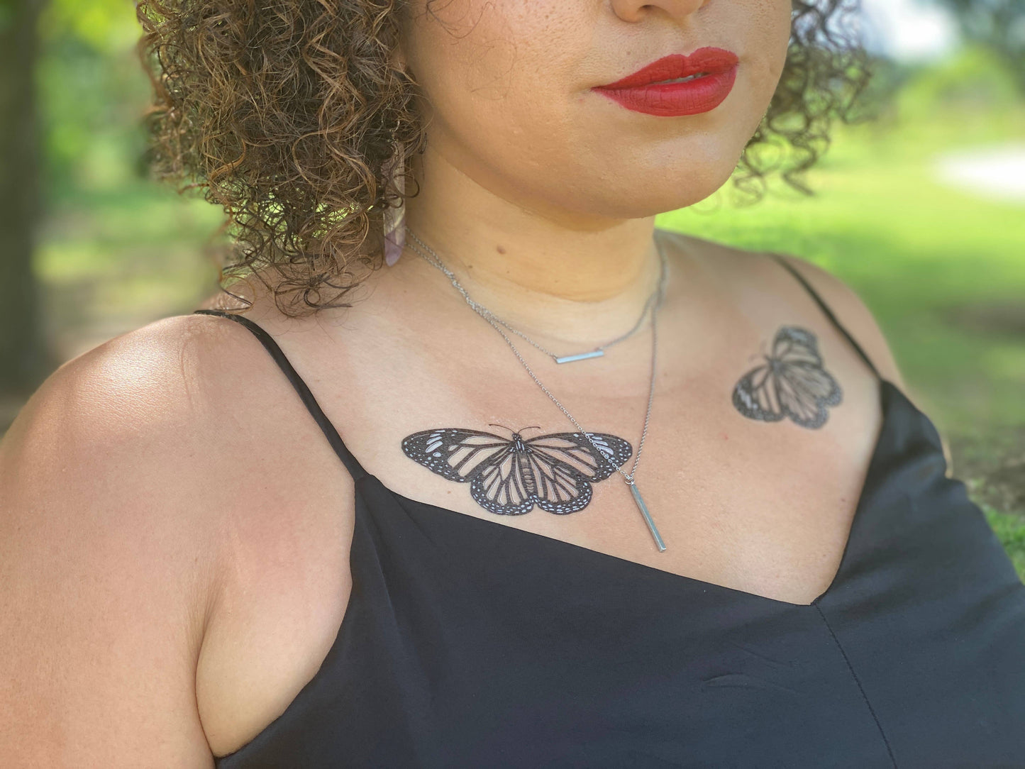 Monarch Butterfly Temporary Tattoo