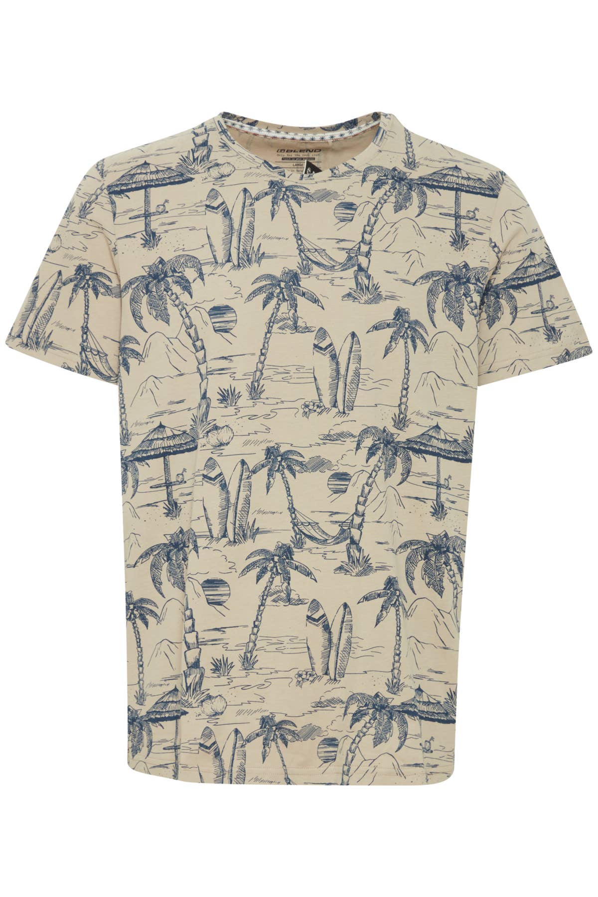 AOP Palm Tree Graphic Tee