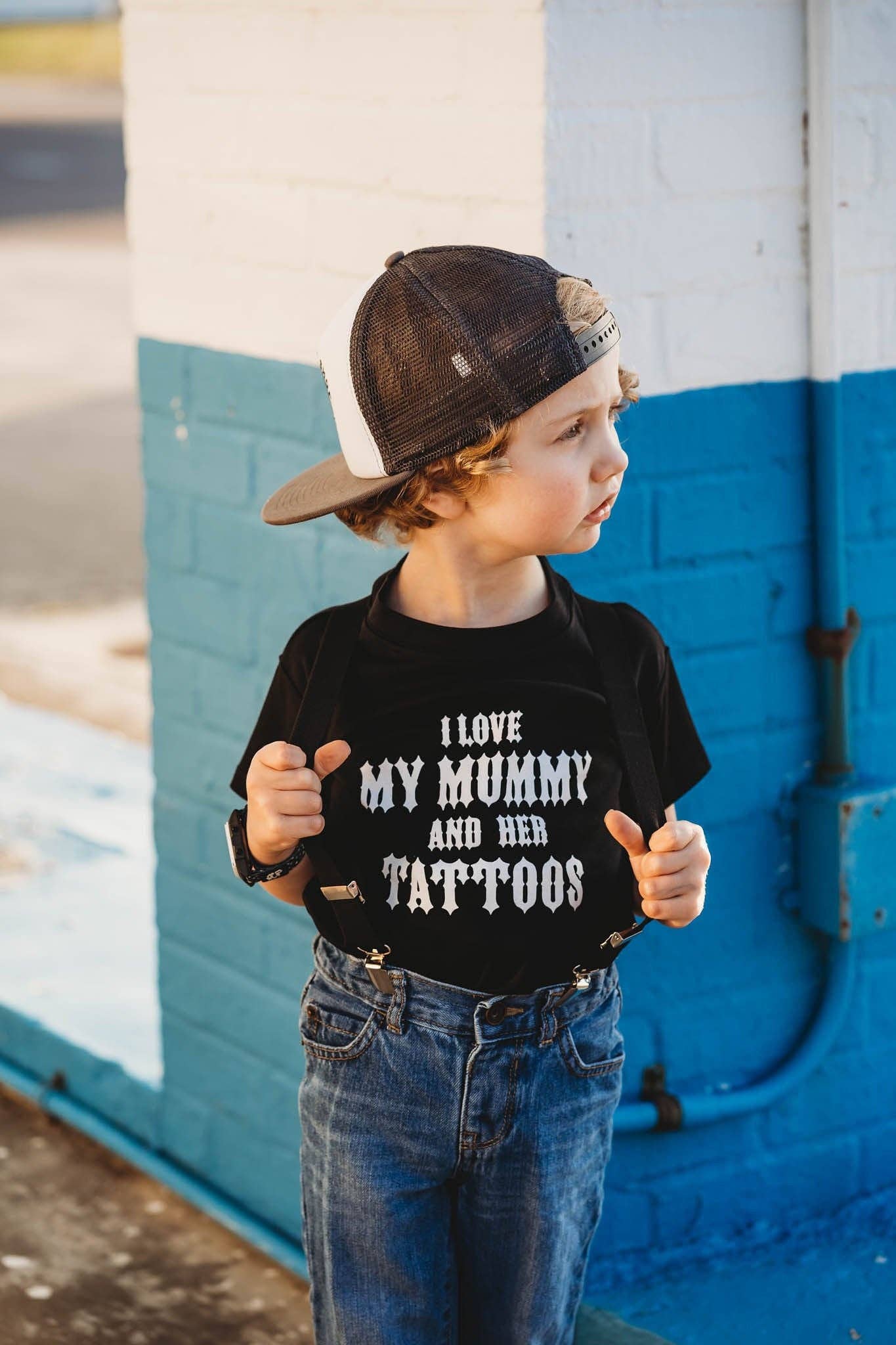 Mummys Tattoos Kids T-Shirt