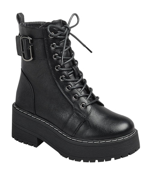 Chunky Platform Combat Boots