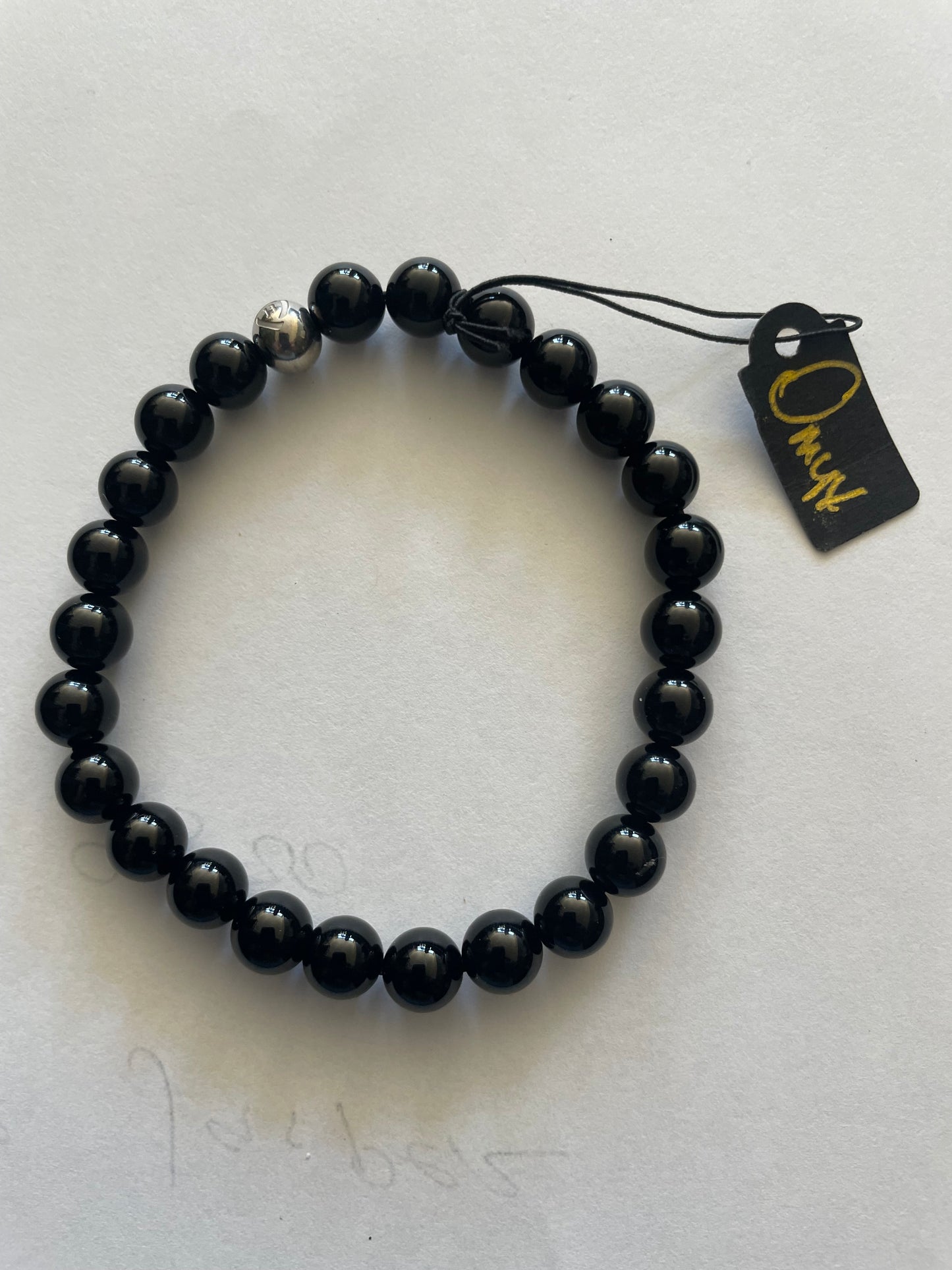 Black Onyx Mens Bracelet