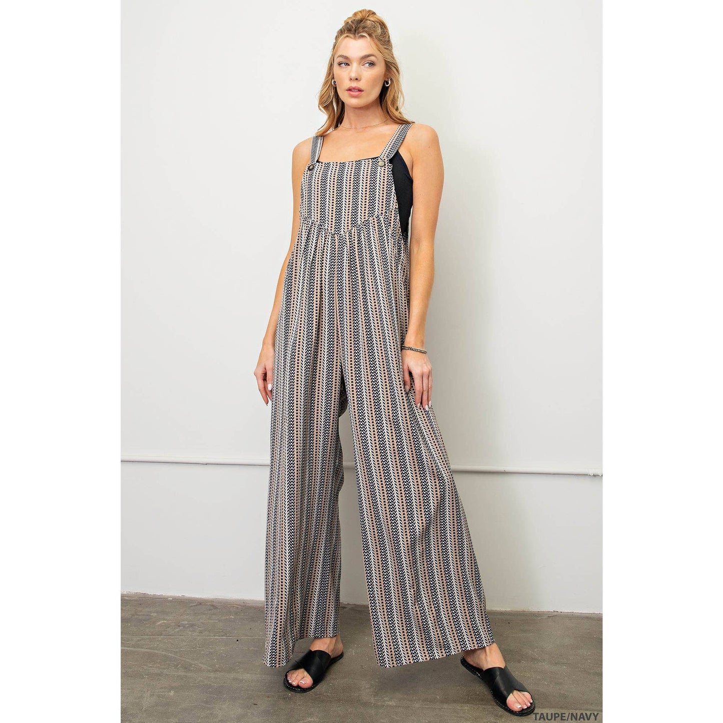 Bohemian Wide Leg Overalls