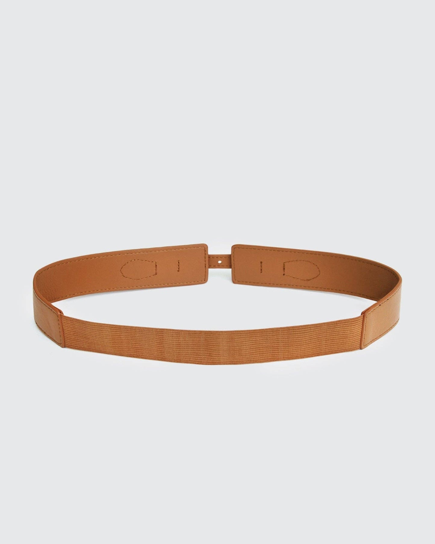 London Fog Leather Waist Belt - Brown