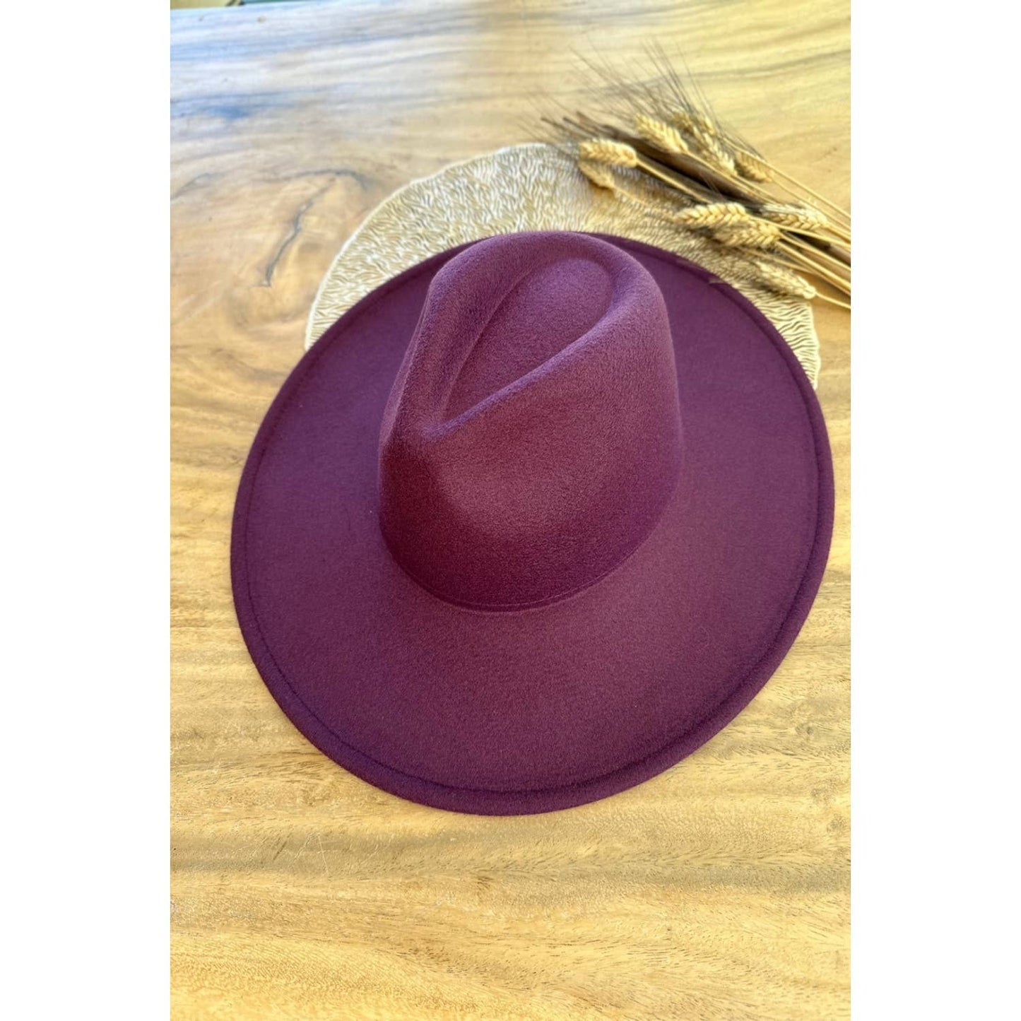 Wide Brim Felt Hat