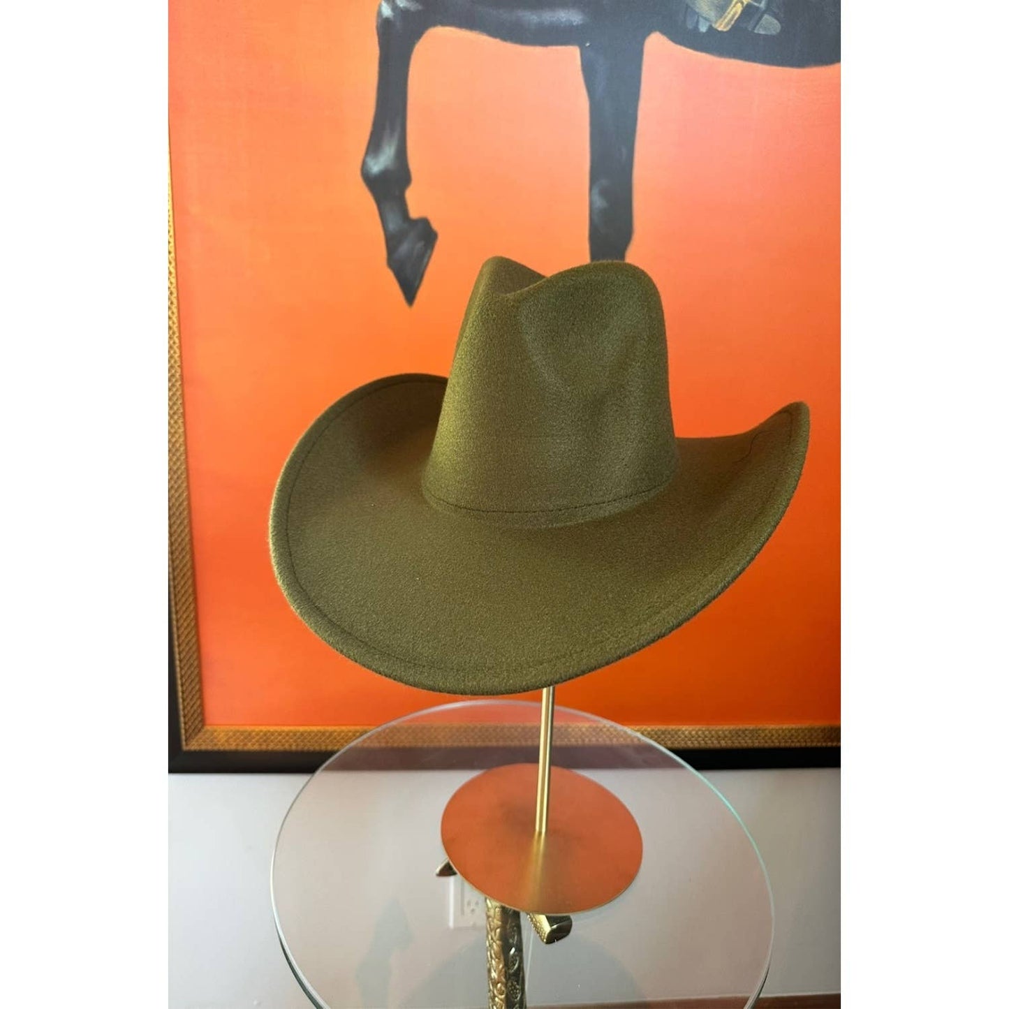 Vegan Cattlemens Felt Cowboy Hat