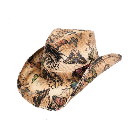 Trace Straw Western Drifter Cowboy Hat