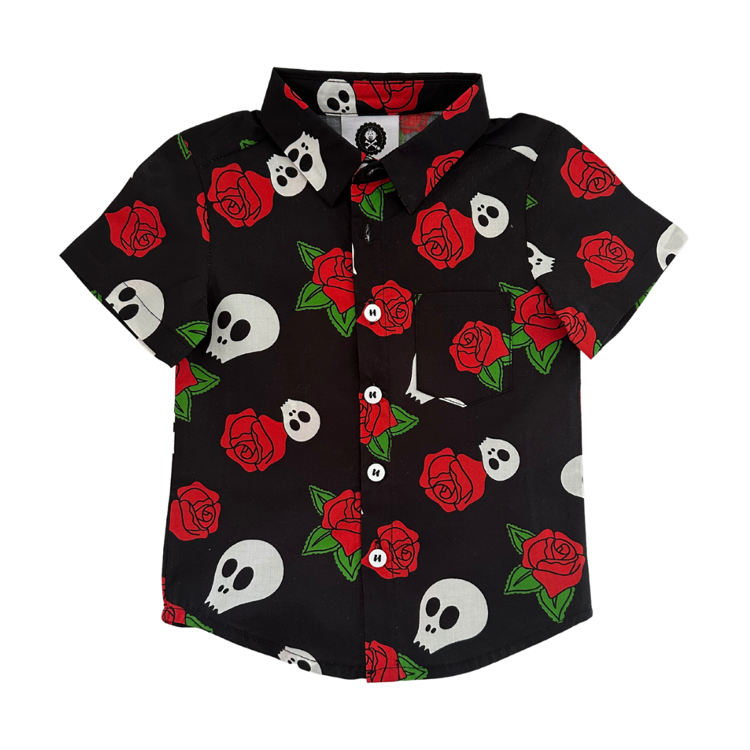 Skull & Rose kids shirt