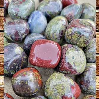 Dragon Blood Tumbled Stones 20-30 mm (0.8-1.2 inches)