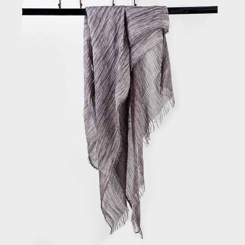 Scarvii - Farmhouse Style Cotton Linen Long Scarf & Shawl