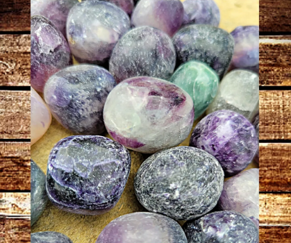 Fluorite Tumbled Stones 20-30 mm (0.8-1.2 inches)