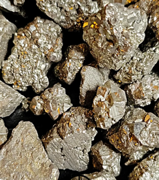 Small Pyrite Rough Stones 5-10 mm (0.20-0.40 inches) Sold in 10 oz lot