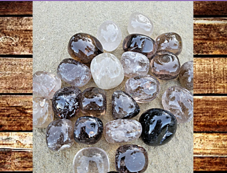 Smoky Quartz Tumbled Stones 20-30 mm (0.8-1.2 inches)