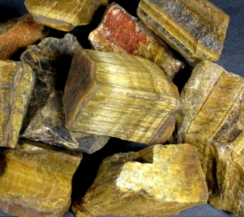 Tiger's Eye Rough Stones (Multiple Sizes)