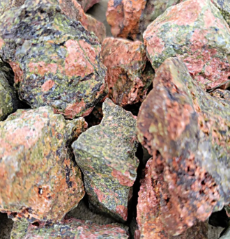 Unakite Rough Stones 30-50 mm (1.18-1.96 inches)